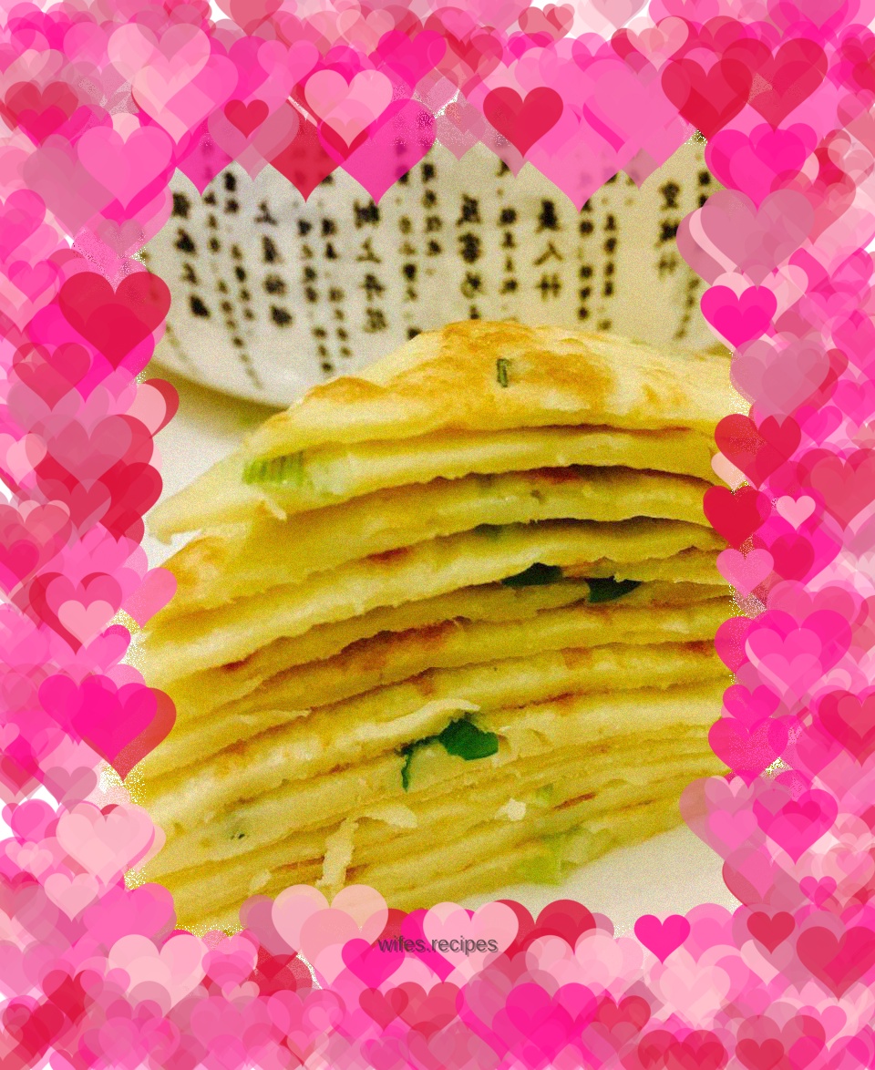 Green onion egg pancake