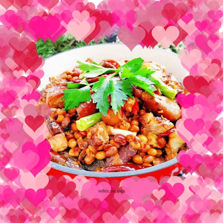 Braised pork trotters with soybeans