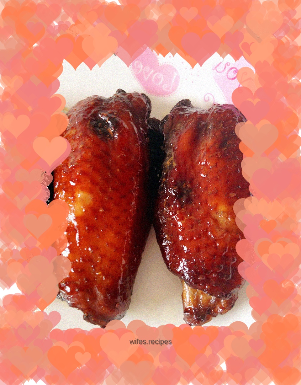 Invincible deliciousness-------honey sauce grilled chicken wings