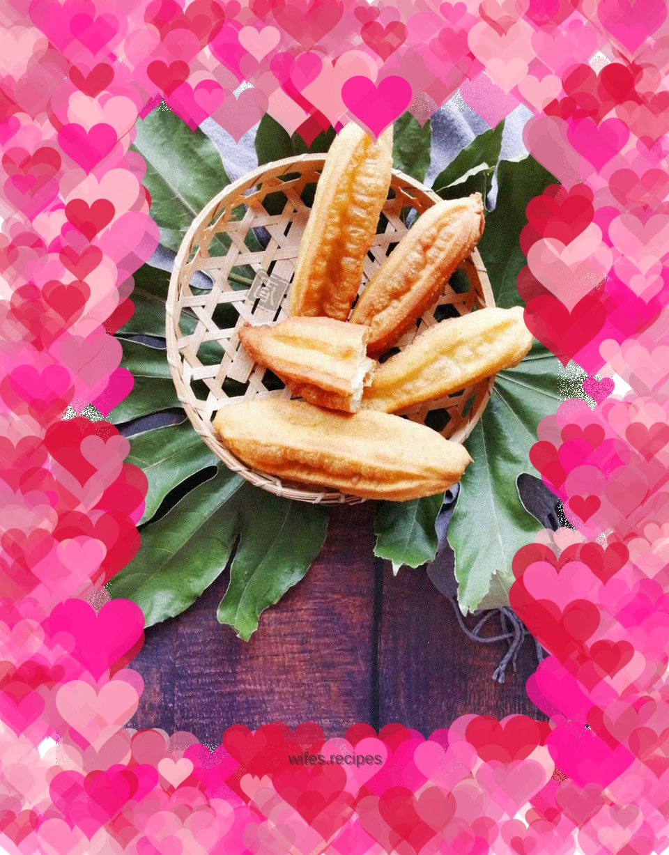 Homemade fried dough sticks