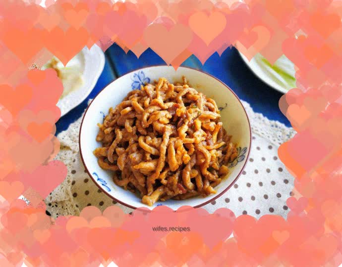 【Yantai】Shredded pork with Beijing sauce