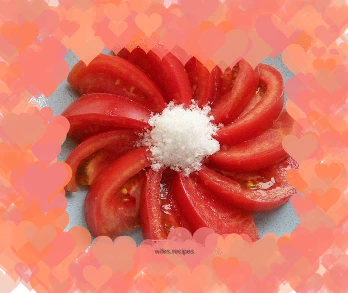 Red flower and white pistil