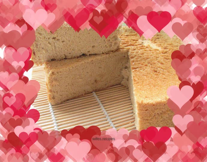 Brown sugar chiffon cake