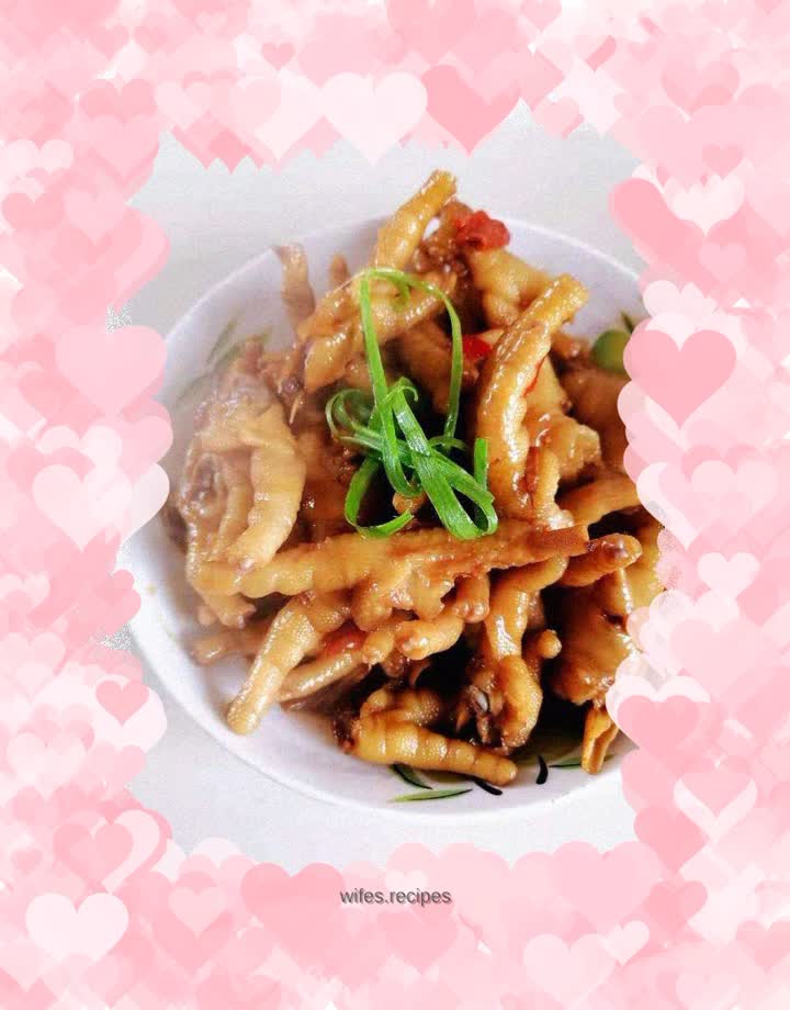 Braised chicken feet