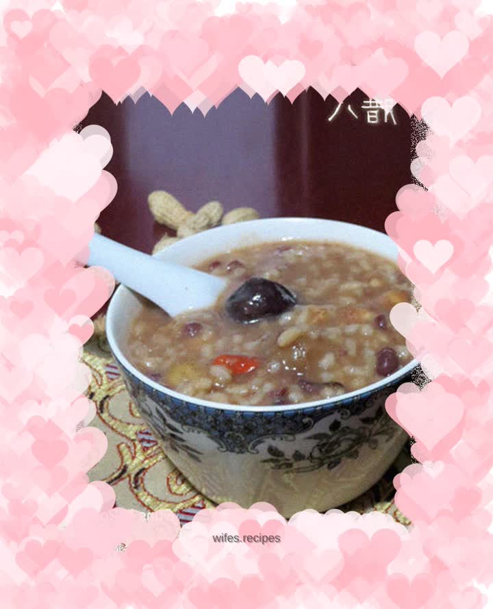 Soft, glutinous and sweet Laba porridge