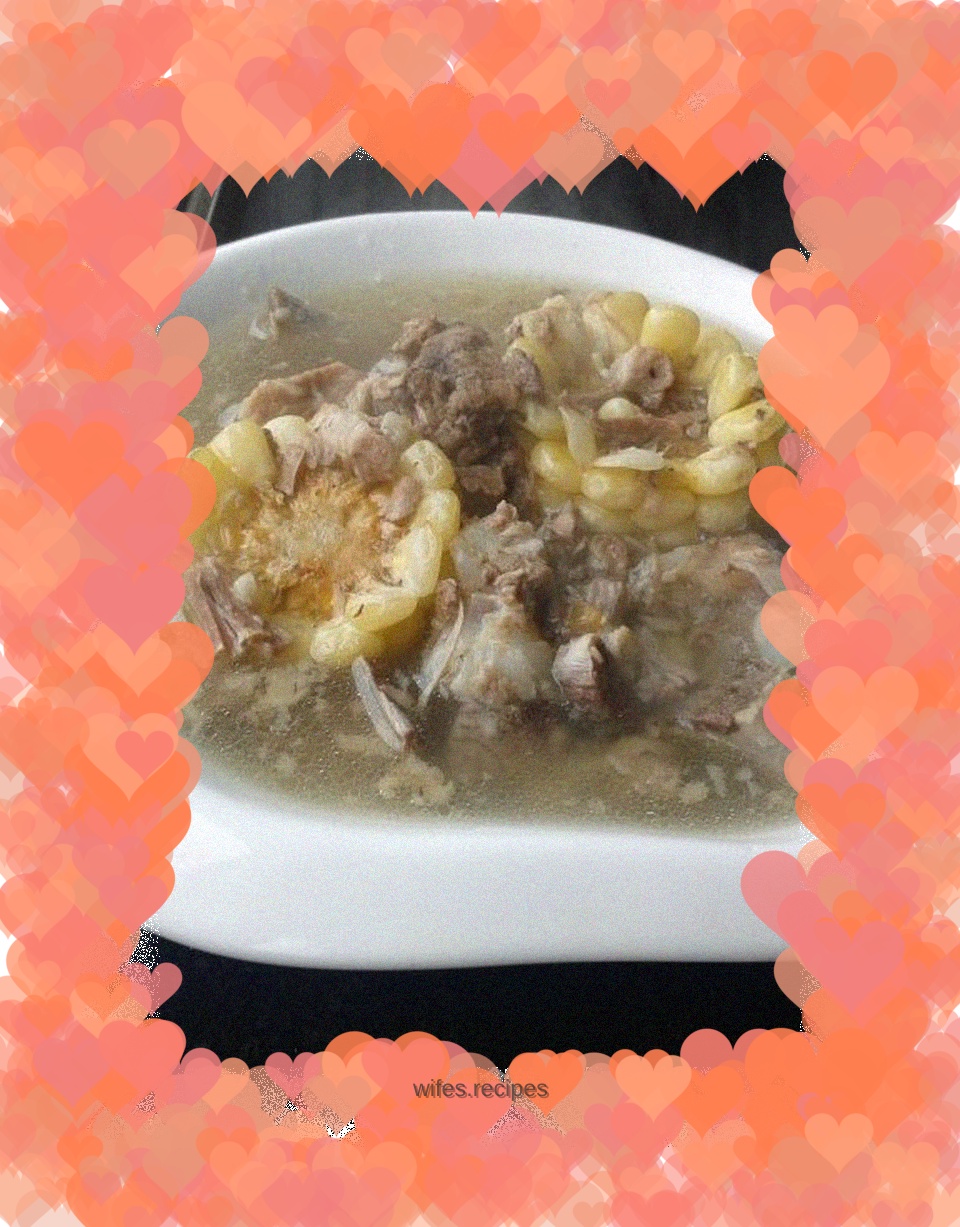 Corn ribs soup