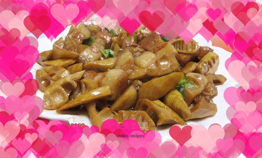 Pork Belly and Braised Spring Bamboo Shoots