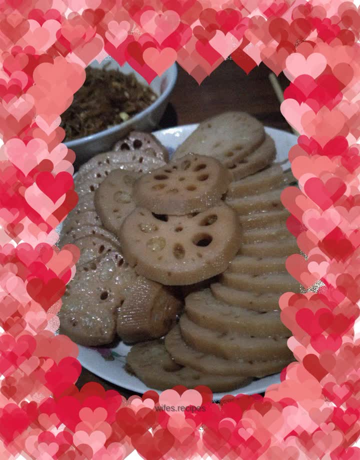 Glutinous rice and lotus root