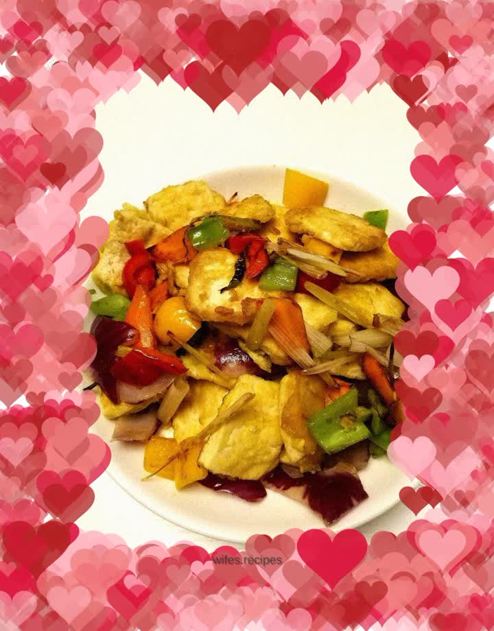 Golden Pot Stickers and Tofu