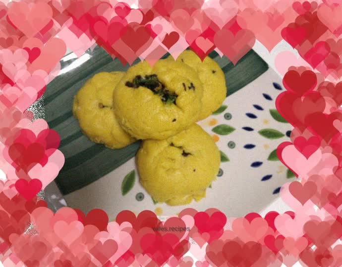 Rapeseed and sea rice dumplings