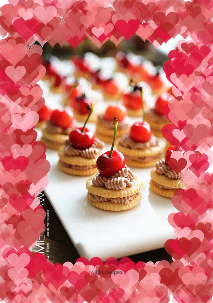 Cherry Cream Sandwich Cookies