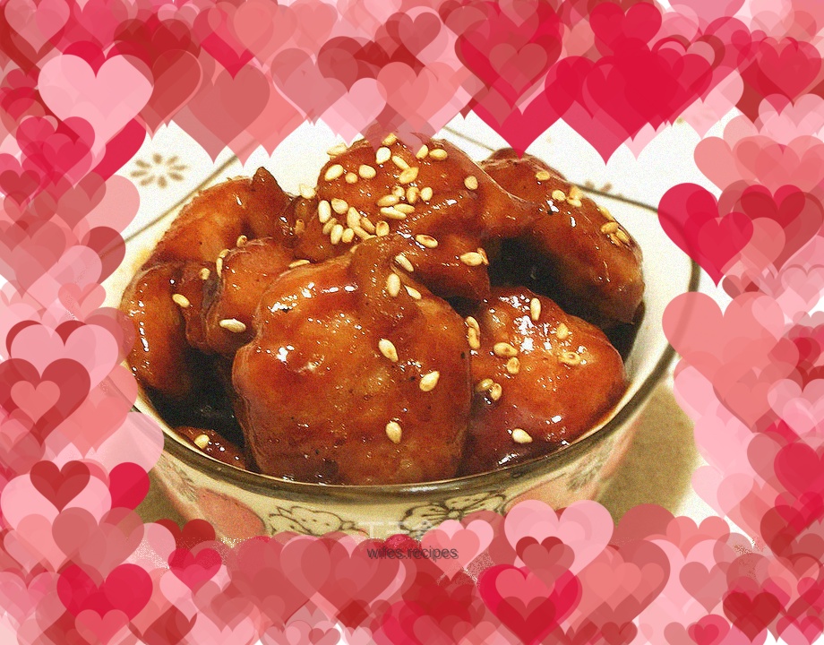 Chicken Nuggets in Teriyaki Sauce