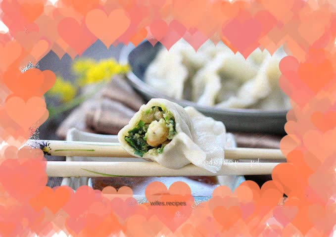 Shrimp and three fresh dumplings