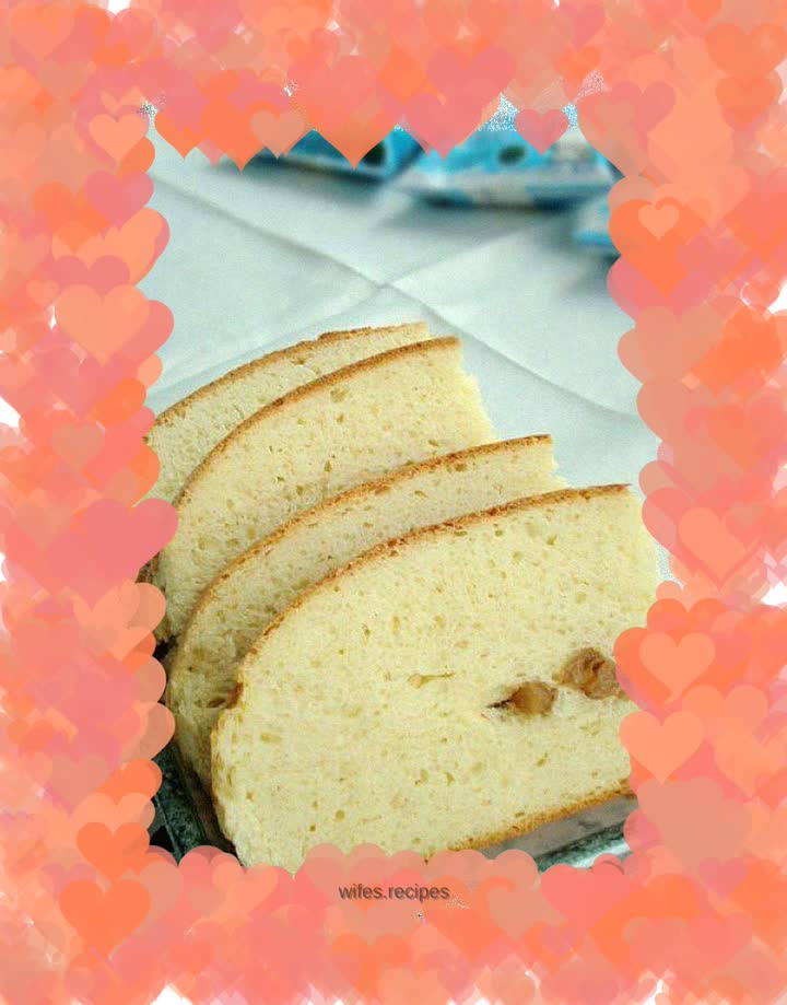 Milk raisin bread