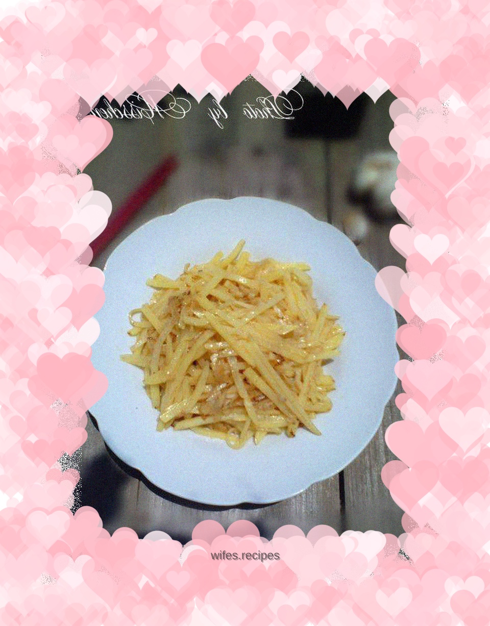 Fried shredded potatoes