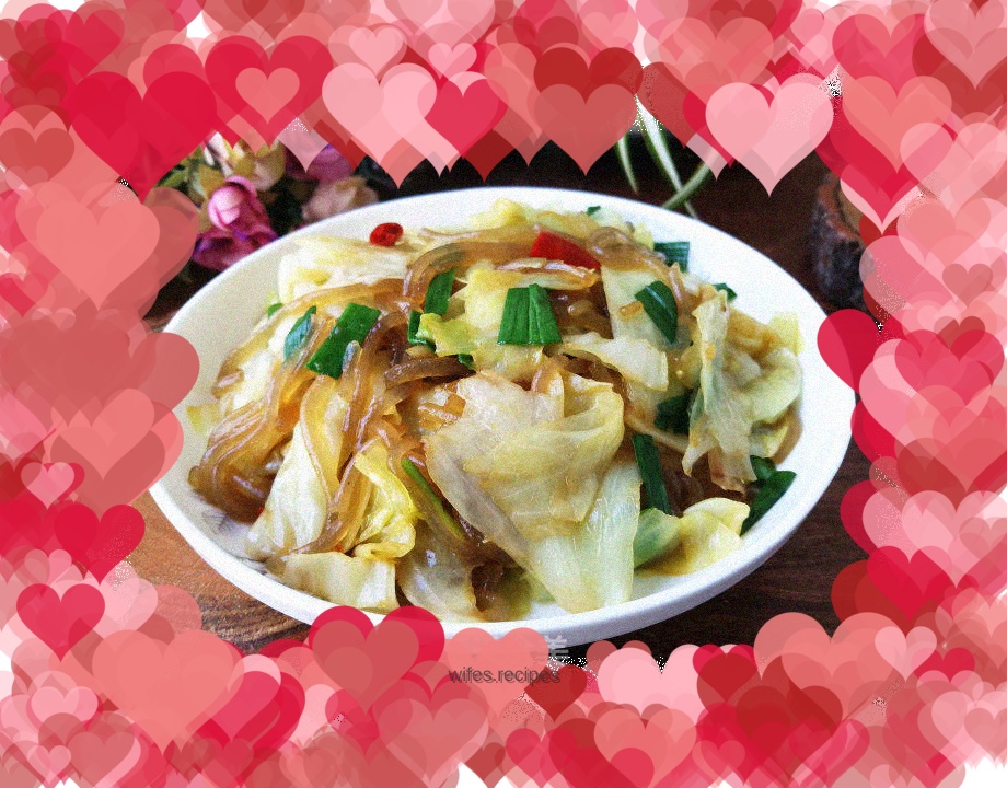 Fried Vermicelli with Cabbage