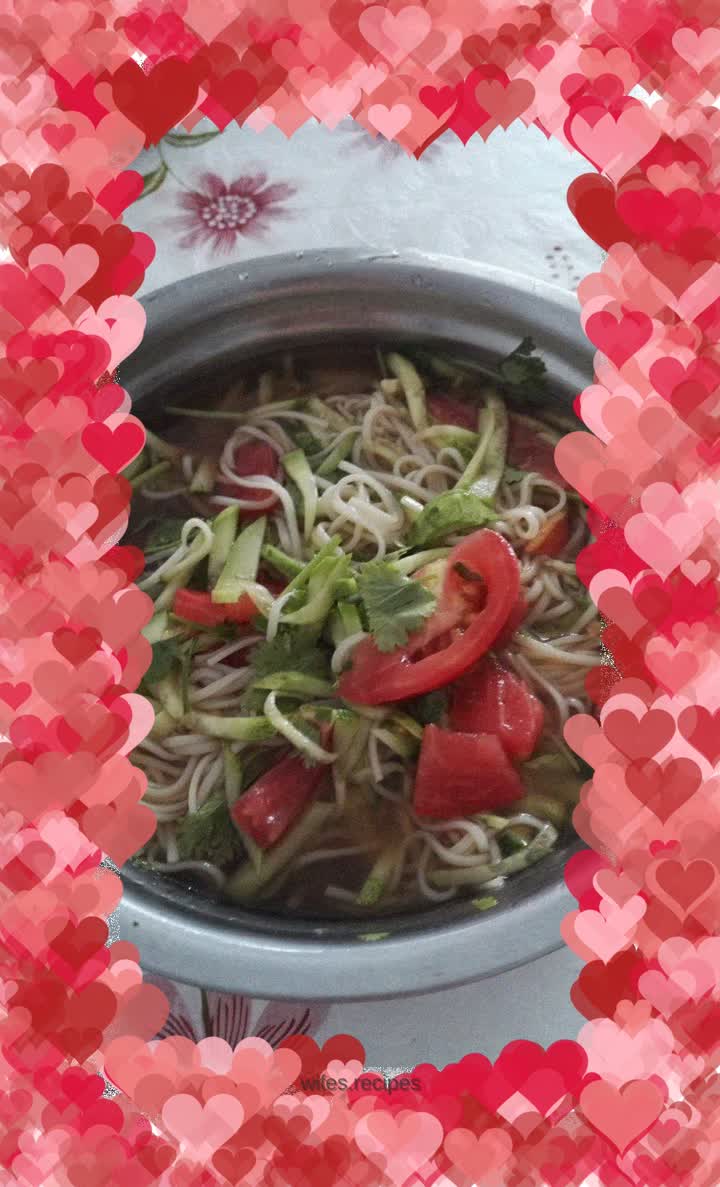 Noodle version cold noodles