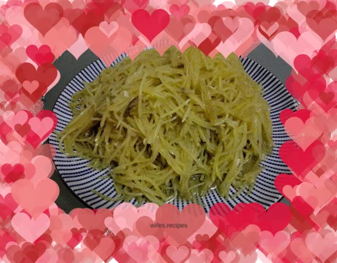 Home-style fried potato shreds