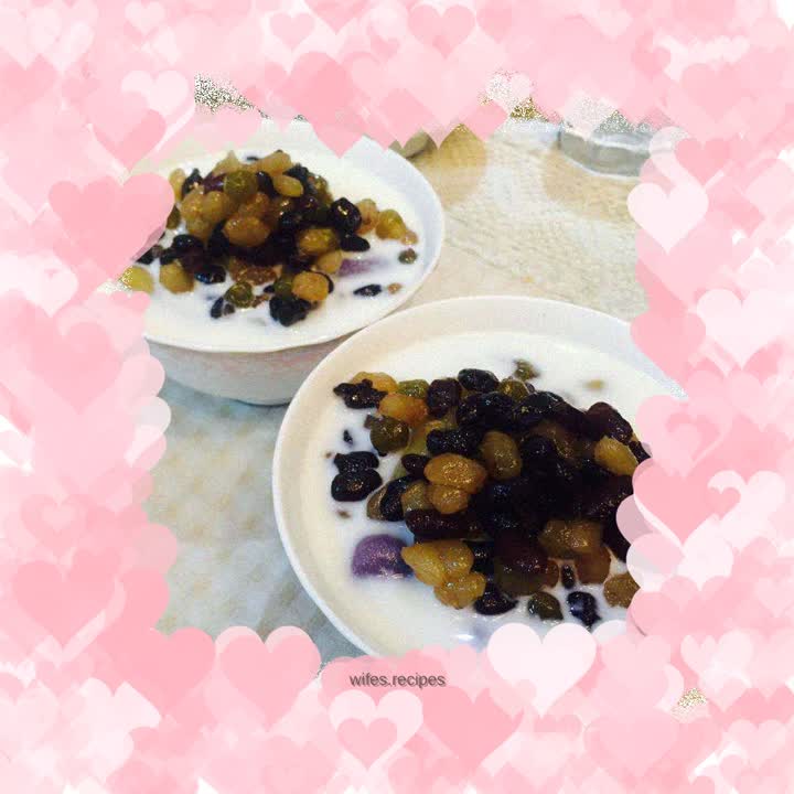 Taro Balls and Honey Beans