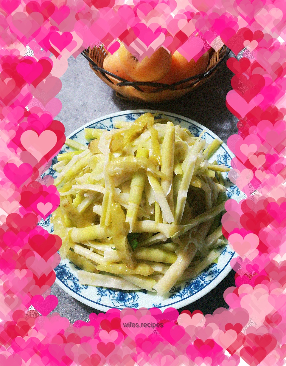 Pickled pepper and wild bamboo shoots