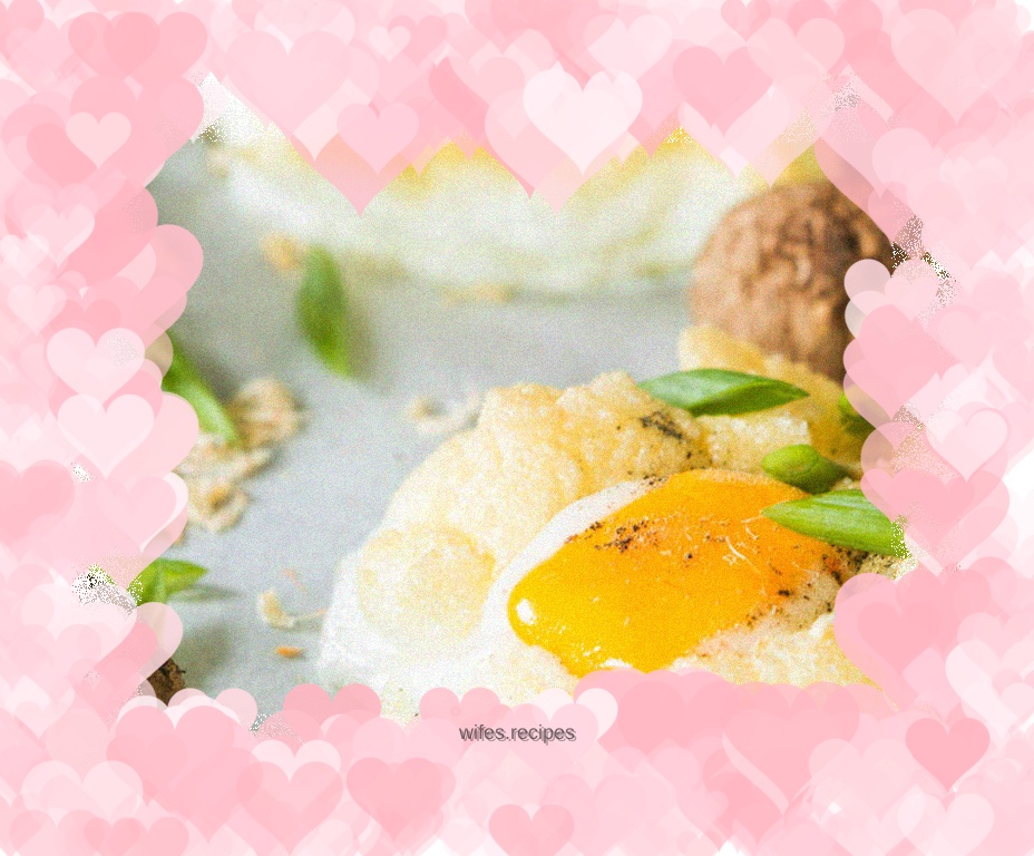 Soft and delicious cloud eggs