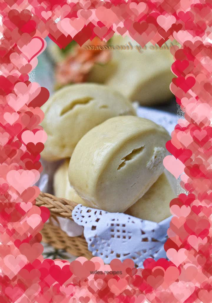Milk-flavored steamed buns