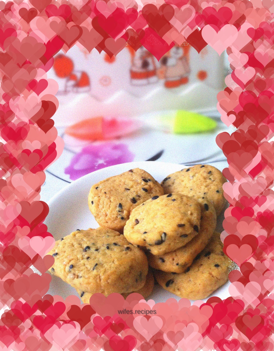 【Black sesame biscuits】