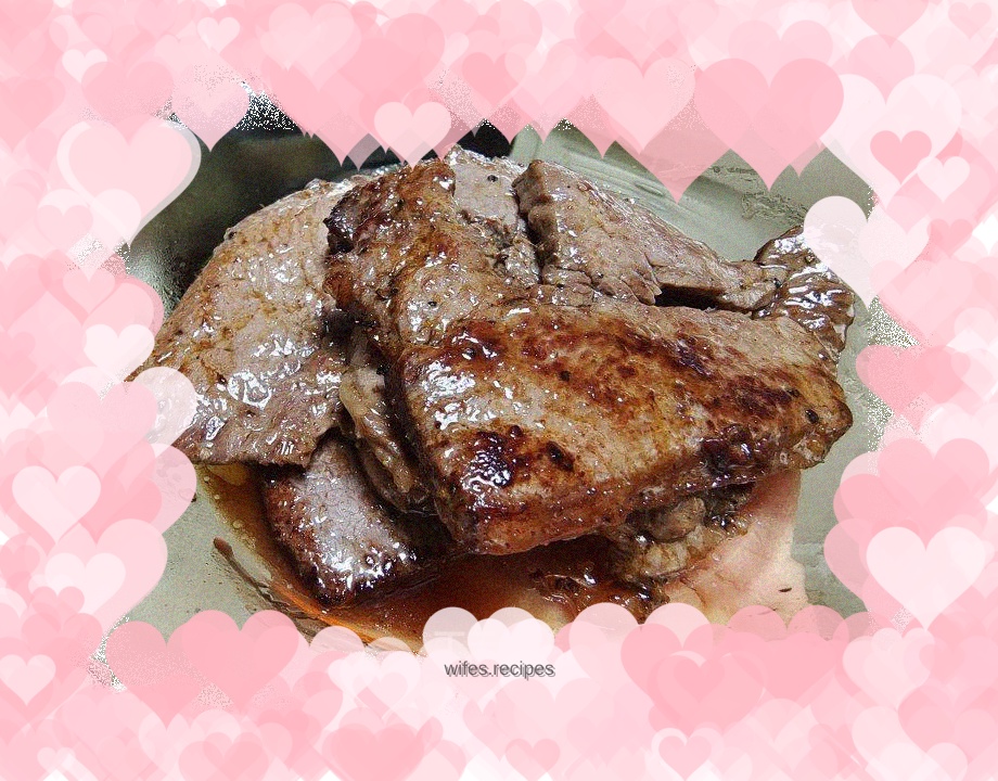 Pan-fried steak