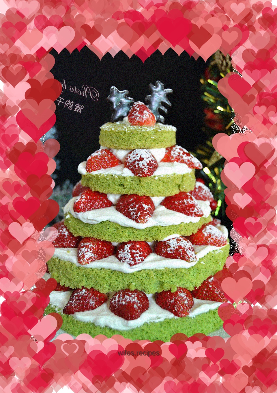 Christmas tree cake