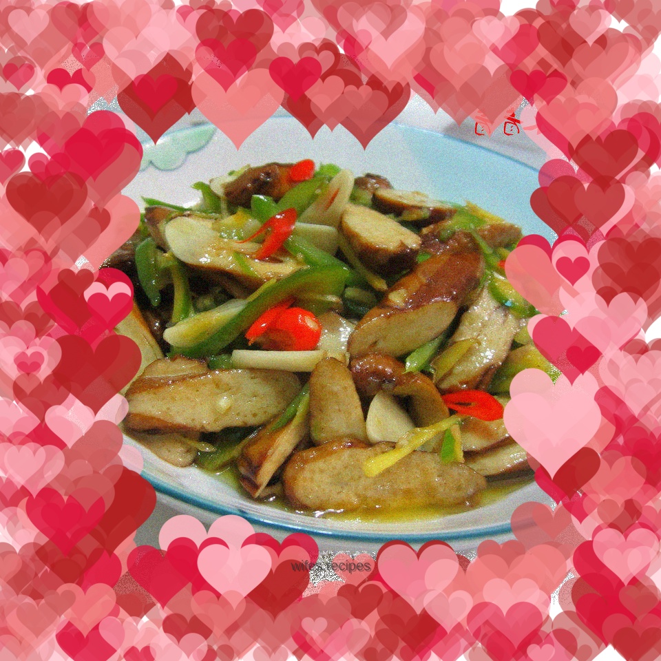 Spicy stir-fried vegetarian chicken