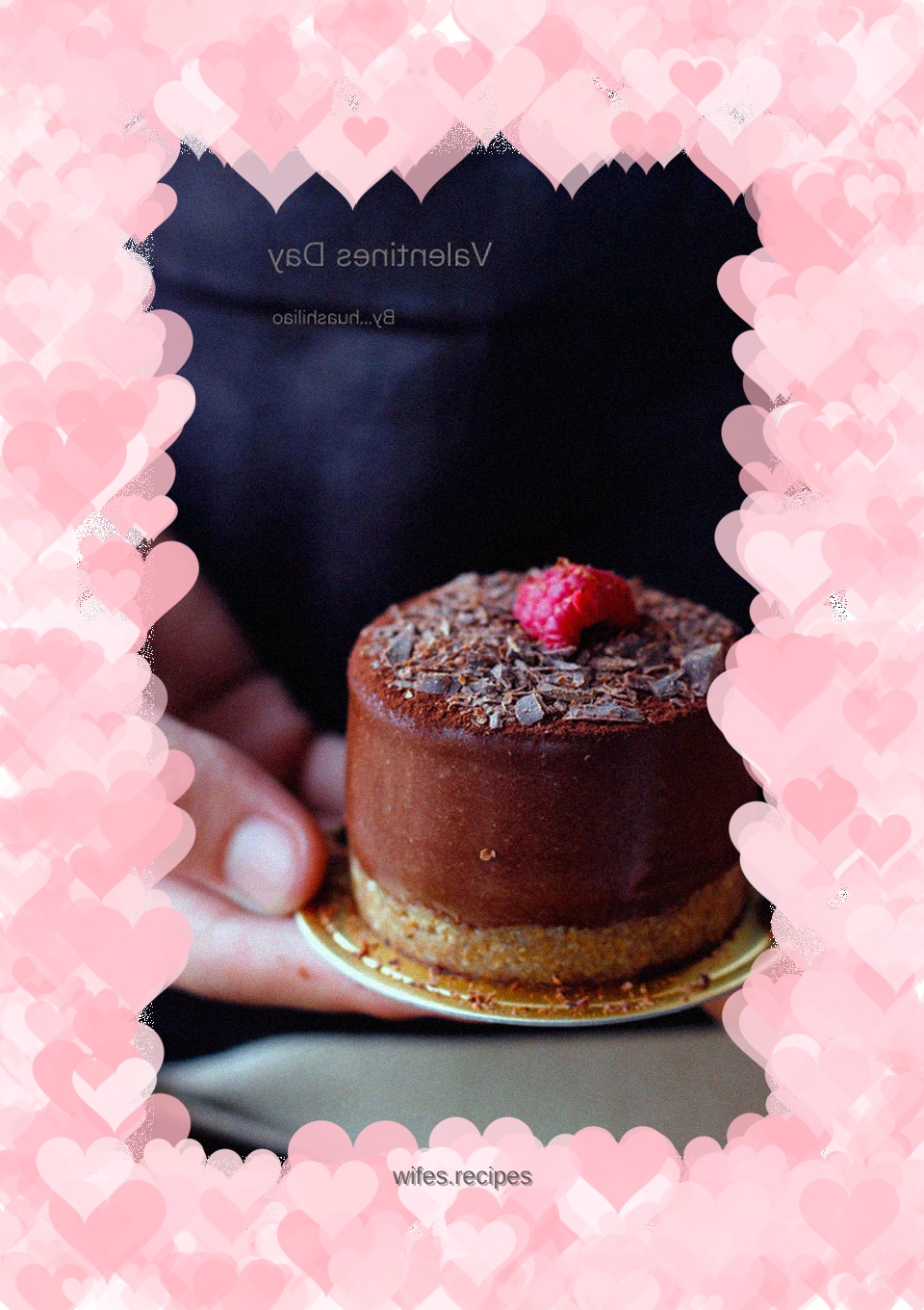 【Extra rich dark chocolate mousse】