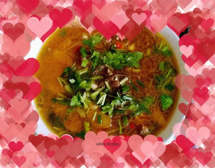 Non-authentic version of Sanhe Soup