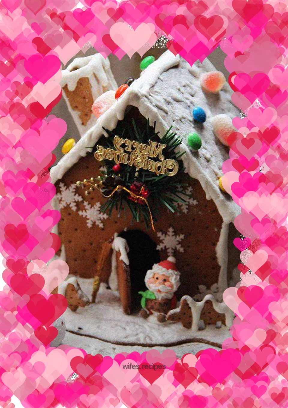 The sweetest house---Christmas gingerbread house