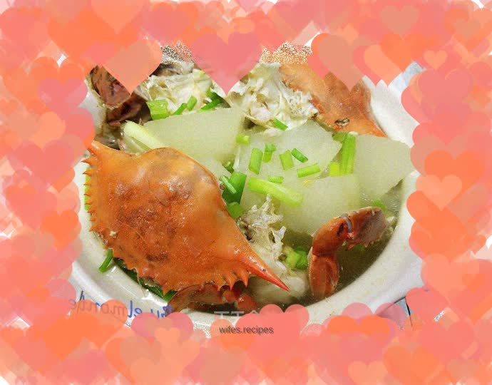 Flower Crab and Winter Melon Stew