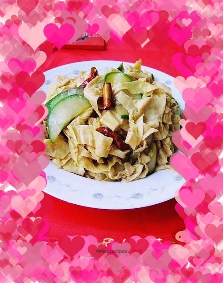 Fresh bean curd with oyster sauce